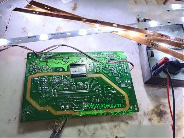 夏普LCD40A35A电源板强制开机方法