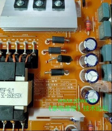 三星UA55KS7300液晶电视不开机的检修思路