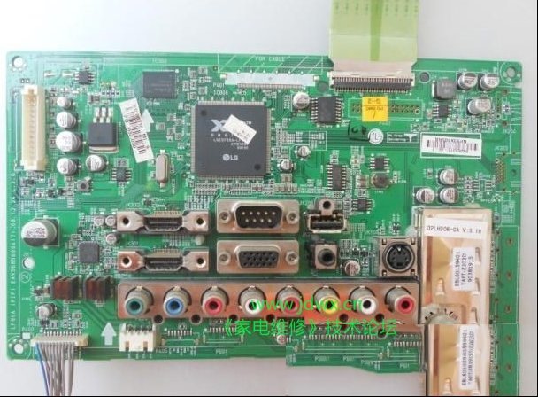 LG 42LH30FR-CA液晶电视不开机的通病检修思路