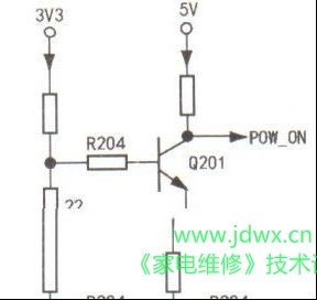 三星UA46C5000QR液晶电视无规律二次不开机的故障检修