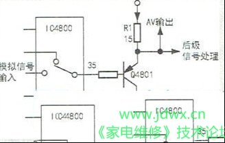 索尼KLV-40V300A液晶电视背光亮无图像的检修思路