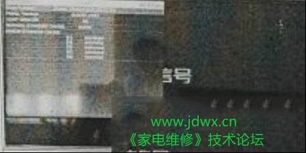 夏普LCD-46LX460A液晶电视蓝色拖尾的检修思路