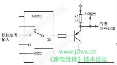 索尼KLV-40V300A液晶电视背光亮但屏幕有黑斜线的维修