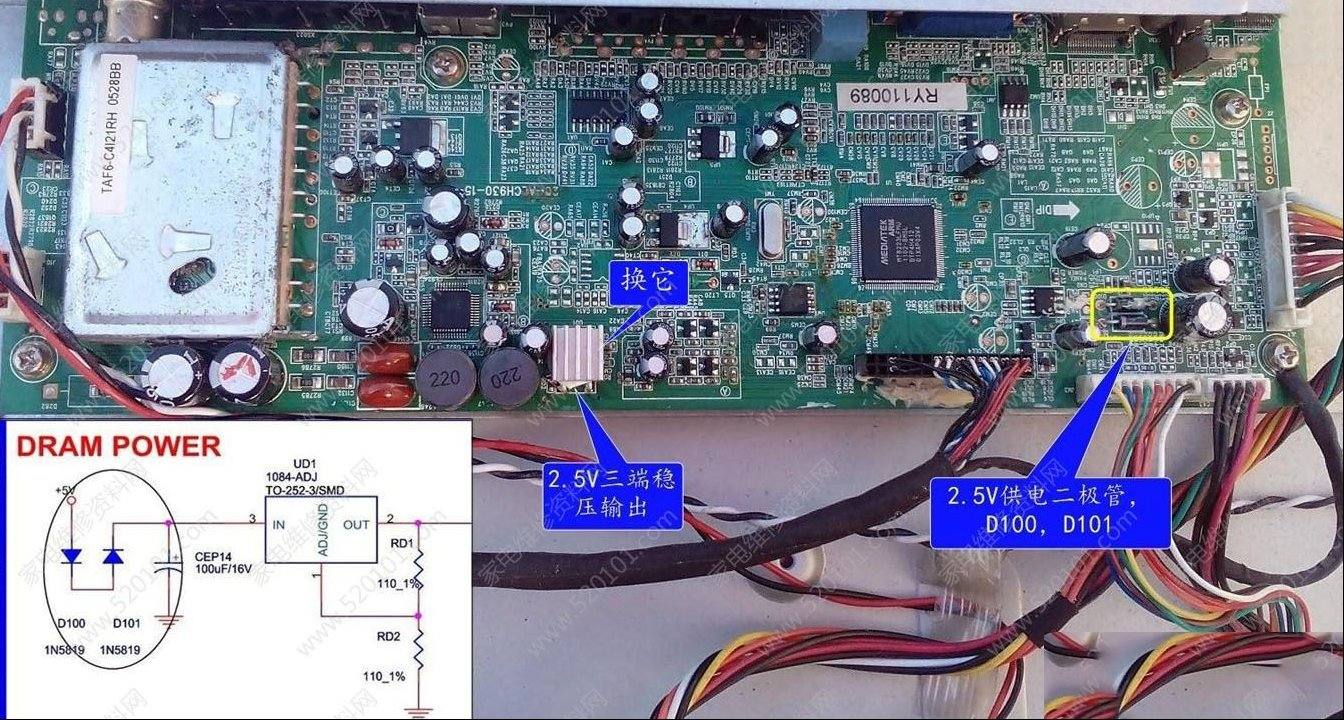 三洋LCD-32CA760液晶电视二次无法开机的检修思路