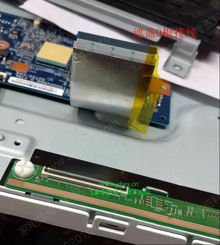 索尼KDL-50W700B液晶但是灰屏的故障故障维修