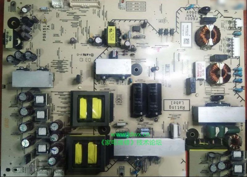 索尼KDL-60EX700液晶电视红灯闪2次的检修思路