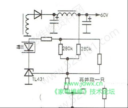 夏普LCD-46E66A液晶电视背光无规律熄灭的检修思路