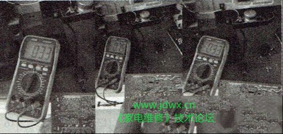 夏普LCD-32A37A液晶电视红灯亮不开机的维修
