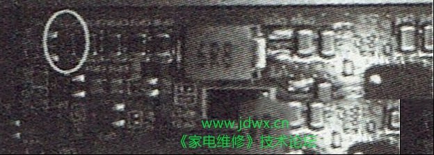 三洋50CE1120液晶电视开机后灰屏的检修思路