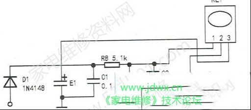 三洋48CE590A1液晶电视遥控无法开机的检修思路
