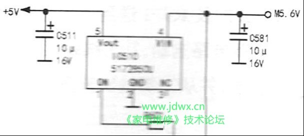 夏普LCD-40NX330A液晶电视通电指示灯不亮不开机的维修