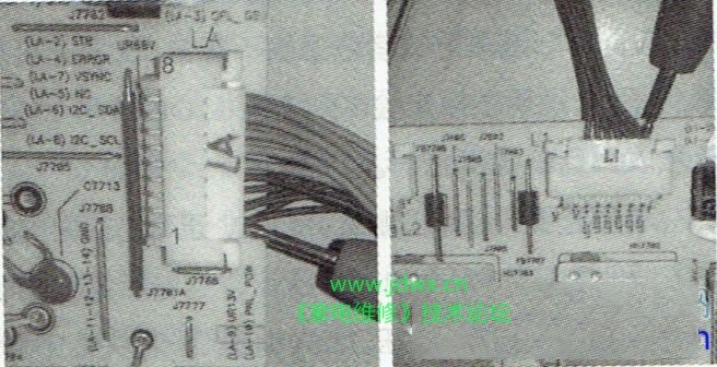 夏普LCD-52LX930A液晶电视通电指示灯闪烁二次不开机