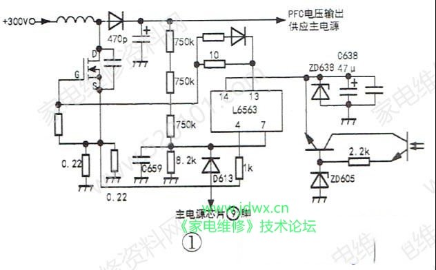 三洋LCD-32A88PFC液晶电视开机没有反应故障的应急维修
