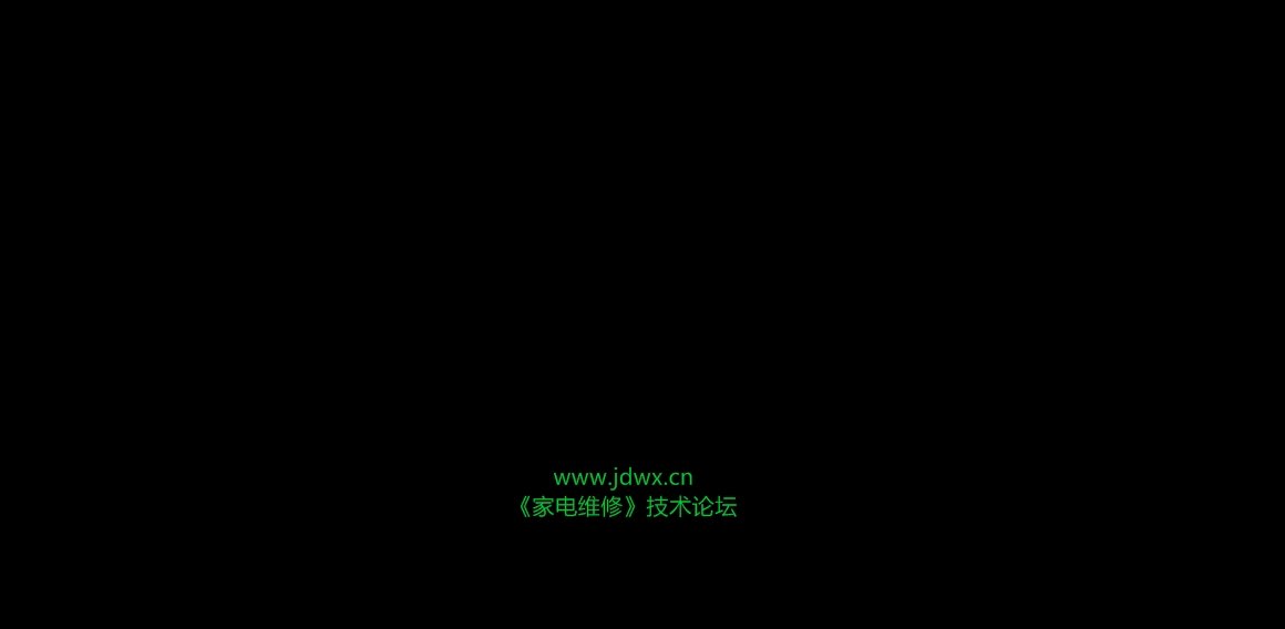 夏普LCD-46GE5A液晶电视开机绿灯亮黑屏无背光