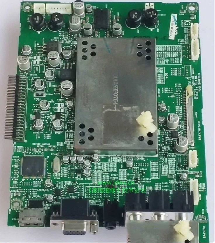 三洋LCD-32CA88液晶电视图像花屏的检修思路