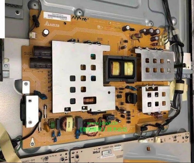 夏普LCD-42GE50A液晶电视开机绿灯亮屏幕无反应
