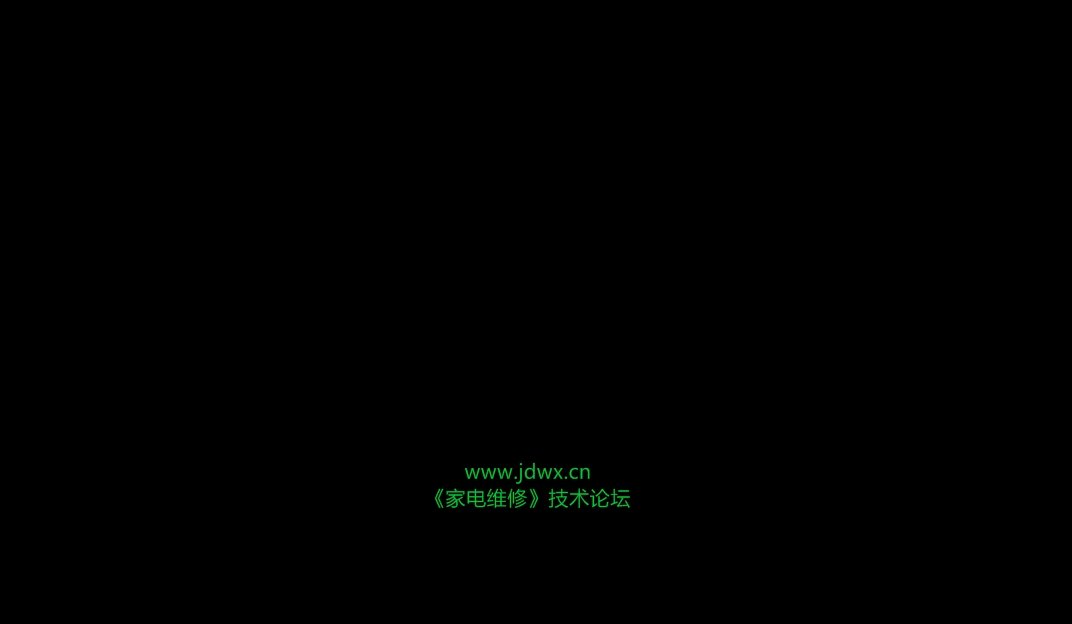 夏普LCD-32D500A液晶电视开机背光约2秒后熄灭的检修思路