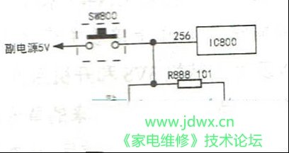 LG 32LH20R-6A液晶电视不开机的检修思路