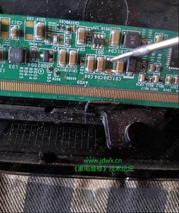 索尼KLV-40R470A液晶电视灰屏的检修思路