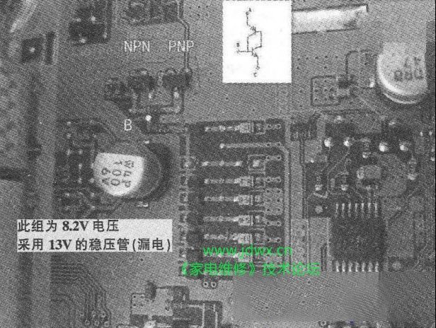 松下TX-32LE8M液晶电视自动关机的维修