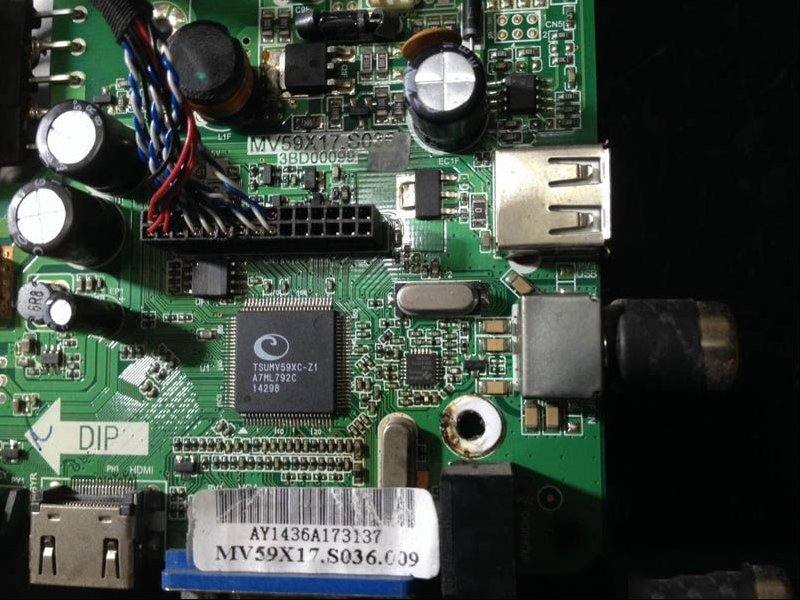 长虹LED24A4060液晶电视红灯亮不开机检修思路