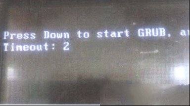 长虹LED65D10TS（AO7UD）一体机开机后显示Press Down to Start GRUB