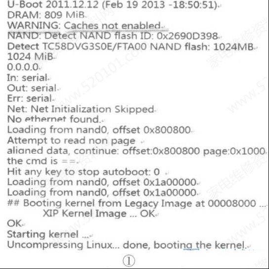 长虹3D42B2000ic(LM38IS-B机芯)开机卡死在LOGO的维修
