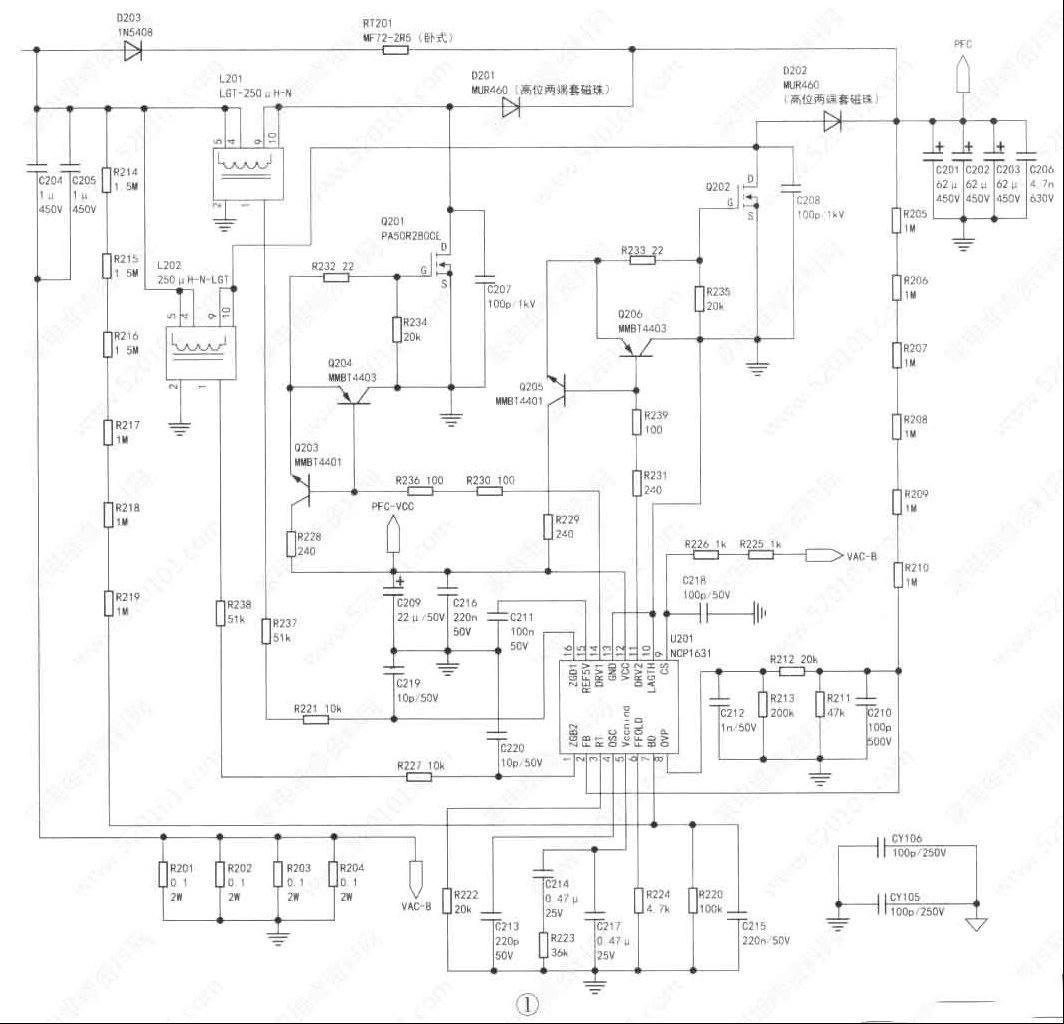 长虹65AQ5液晶电视开关电源维修实例（上）