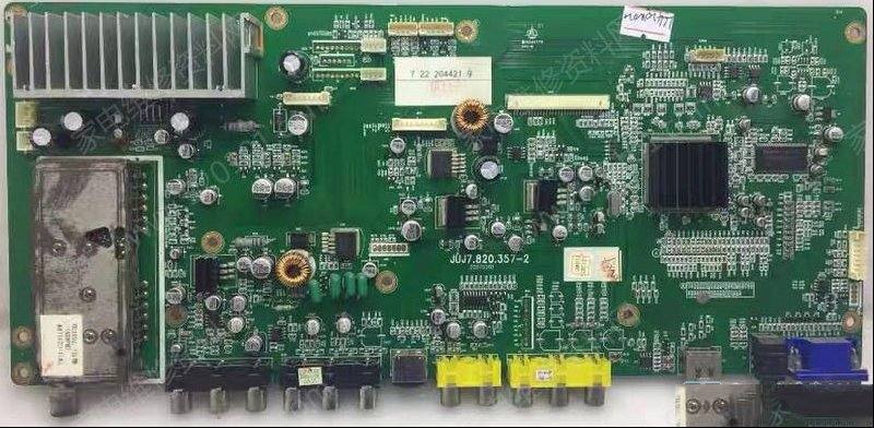 长虹LT32600液晶电视开机后绿灯变成红灯的检修思路