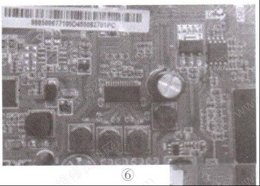 长虹LED32B6液晶电视不定时出现无伴音的维修