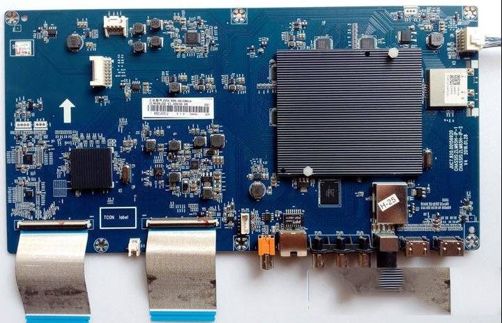 长虹50Q3T液晶电视开机出现红绿白色测试画面