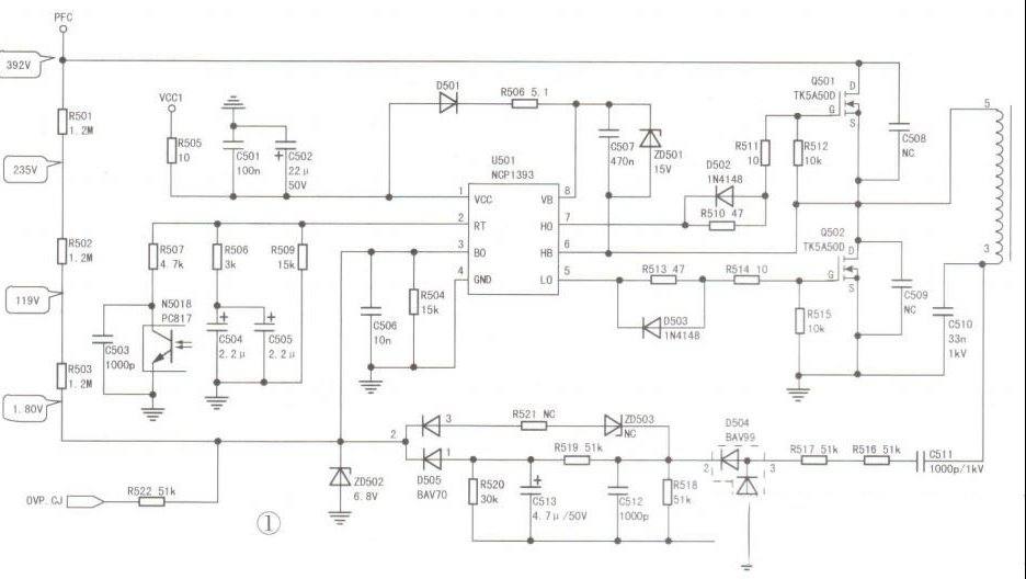 采用HSL60D-12M7 110-I电源板的液晶电视黑屏故障分析