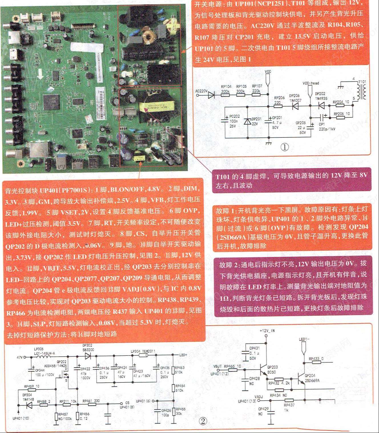 长虹ZLS59G-IP机芯主板维修图解
