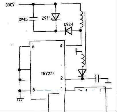 用电阻代换过压保护管修复长虹LT42510FHD液晶不开机故障