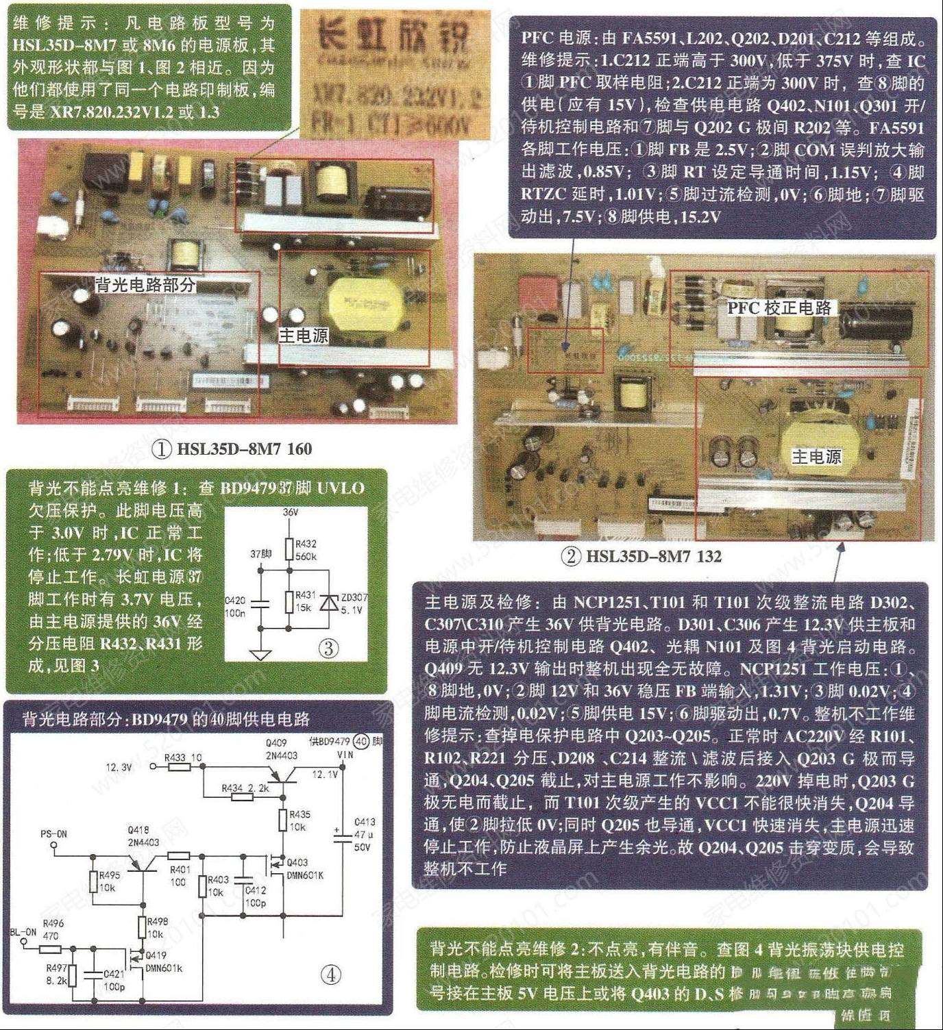 LED液晶电视背光控制块BD9479工作特点与检修思路