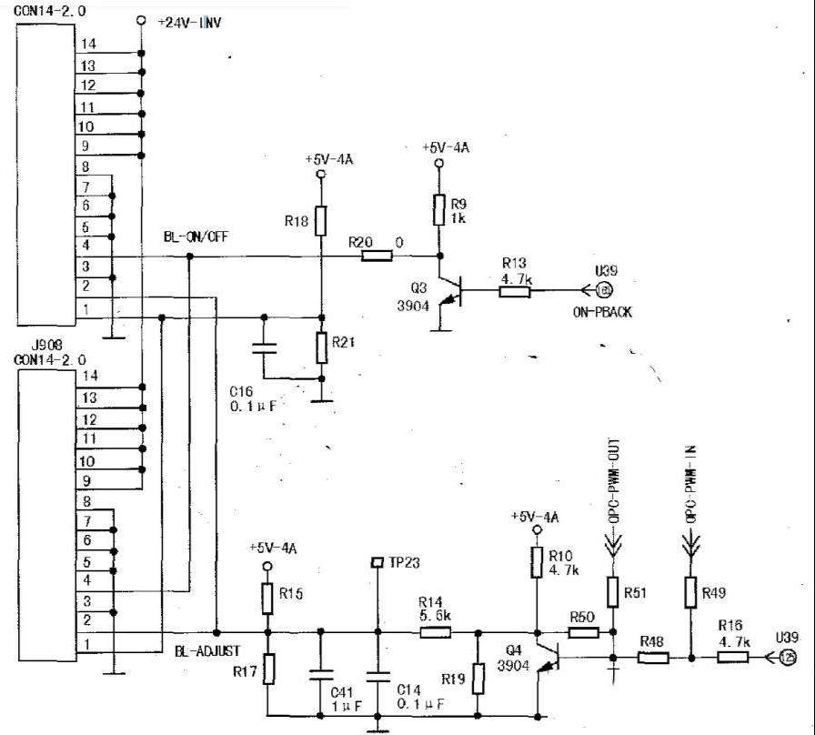 长虹LT42710FHD液晶电视热机黑屏有声音的维修