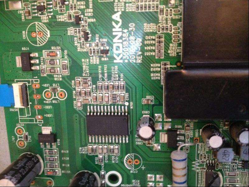 用OCP8122A代换OZ9902AGN方法去维修康佳液晶背光不亮