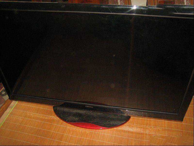 康佳LC55FT68AC液晶电视画面竖向重影的故障修复