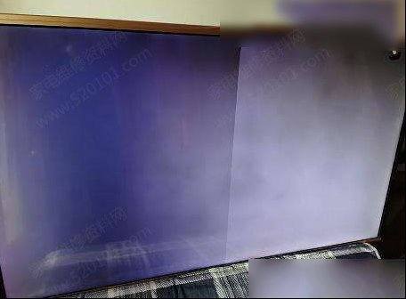 康佳LED55G9200U液晶电视灰色屏幕且一半暗淡