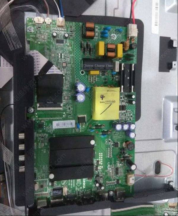 康佳LED43K1000A液晶电视不通电的检修思路