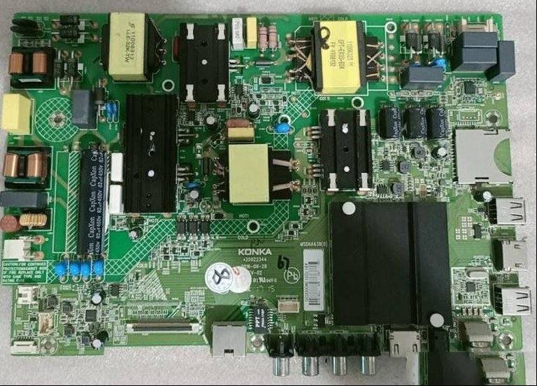 康佳LED49R710液晶电视遭雷击后不开机的维修