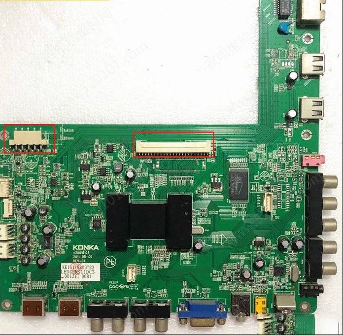 康佳LED42MS11DC液晶电视开机背光一闪即灭