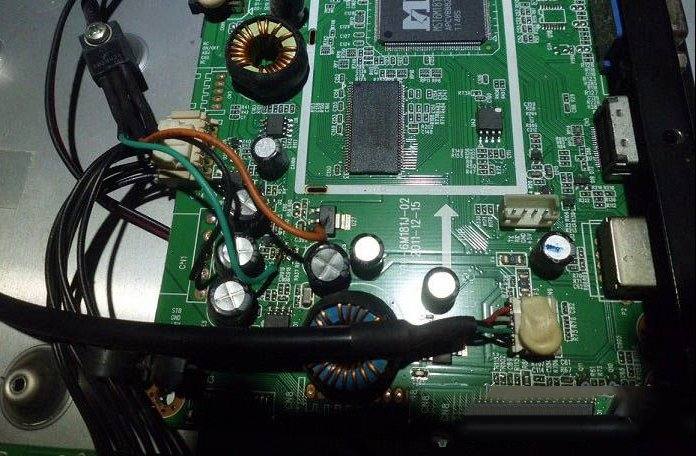 康佳LED26H595液晶电视有时绿色指示灯亮但无图像的维修