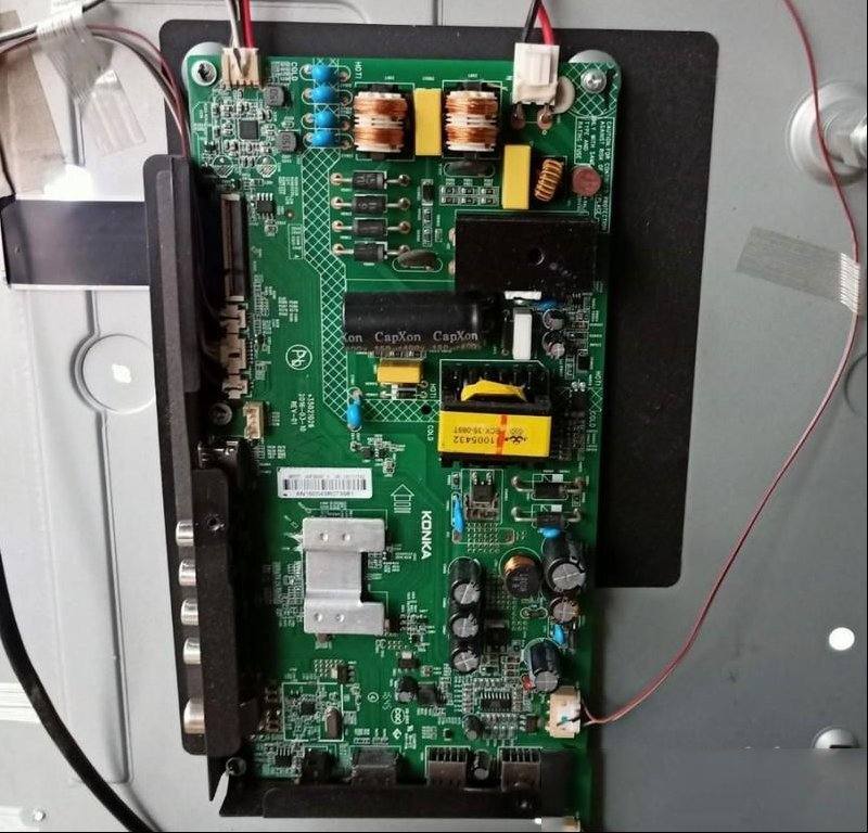 康佳LED40F2600C液晶电视无背光有声音的维修