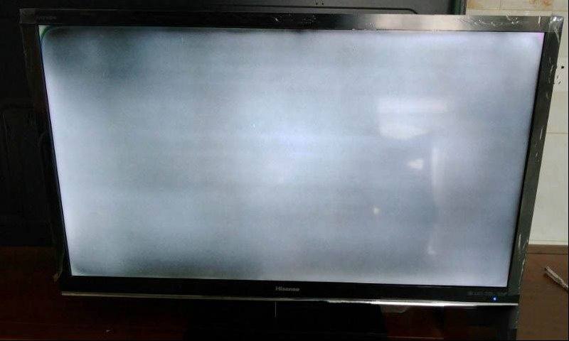 海信LED39K316X3D液晶电视灰屏检修思路过程（图）