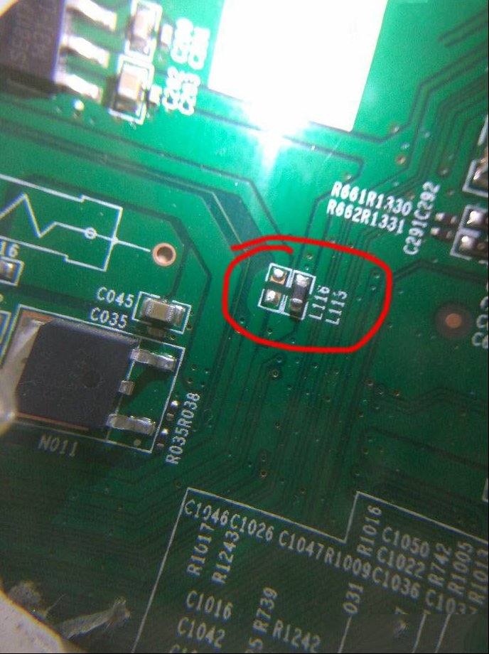 海信LED32K188液晶电视开机暗蓝屏故障