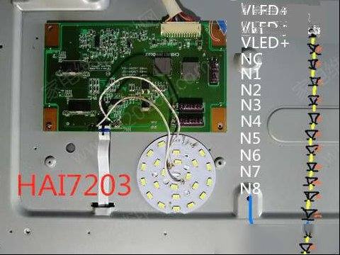 海信LED39K200J液晶电视背光检修思路