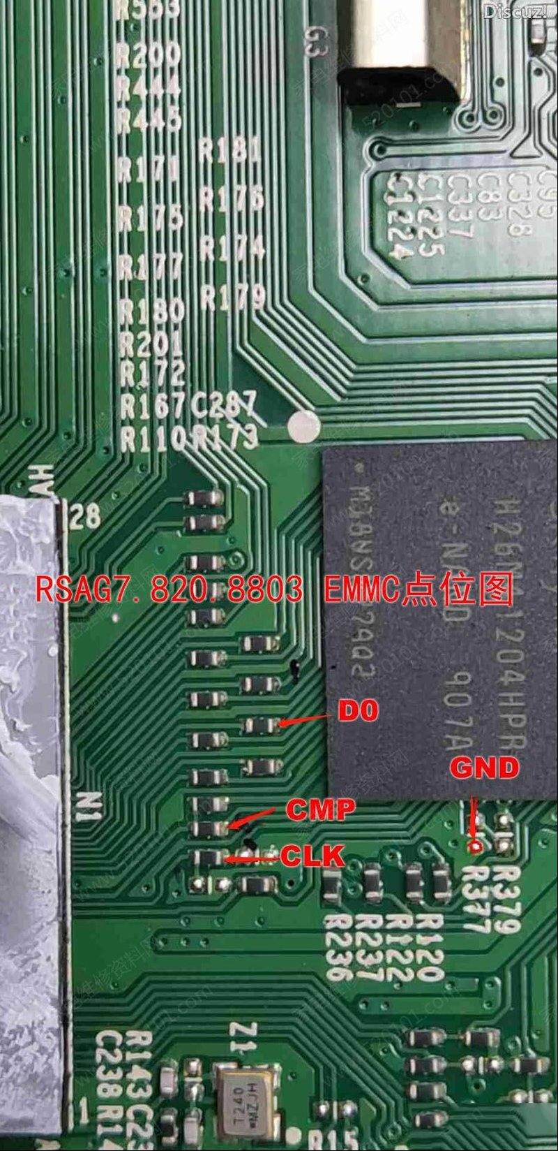 海信RSAG7.820.8803 EMMC点位图