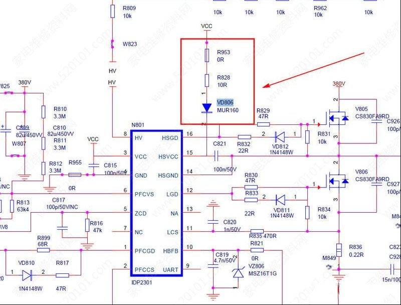 海信LED50N360U液晶电视不开机的检修思路