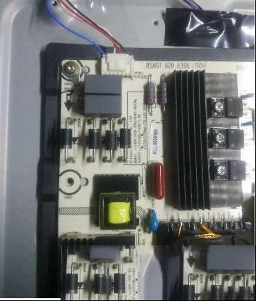 海信LED55EC620UA液晶电视无背光且无声音的检修思路